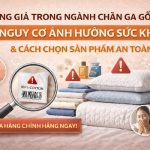 hàng giả ngành chăn ga gối đệm
