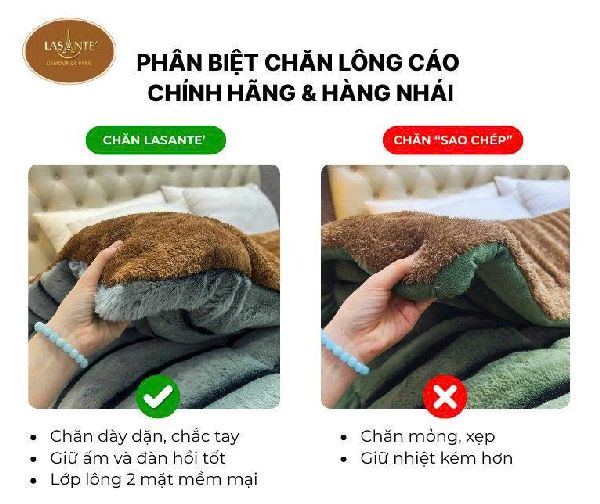 Phân Biệt Chăn Celine Lasante