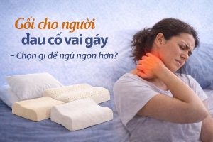 gối cho người đau cổ vai gáy