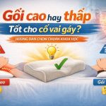 Gối cao hay thấp tốt cho cổ vai gáy