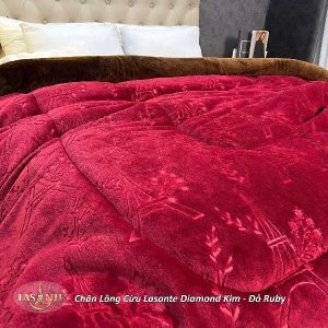 Chăn lông cừu diamond kim