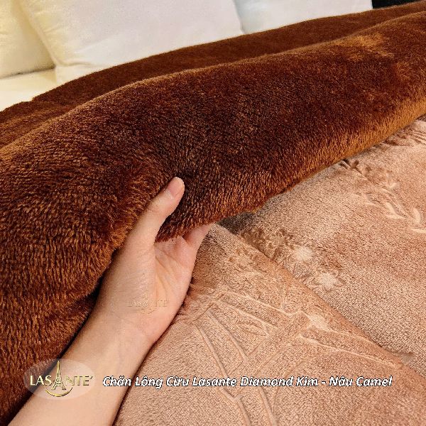 Chăn lông cừu diamond kim