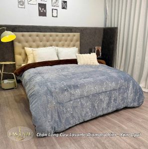 Chăn lông cừu diamond kim