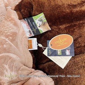 chăn lông cừu diamond thảo