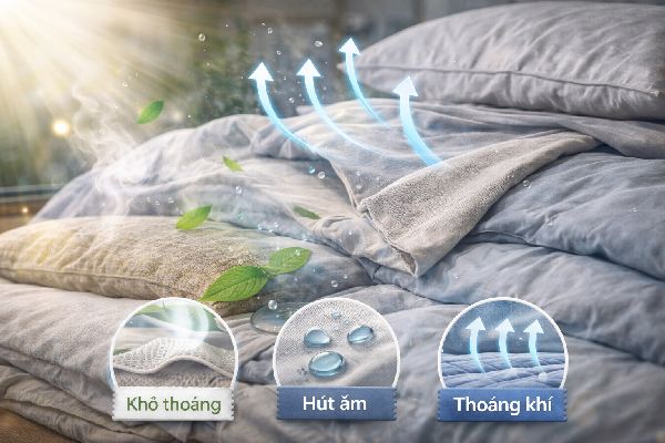 Cách Chống Ẩm Mốc Phòng Ngủ Mùa Xuân Hiệu Quả